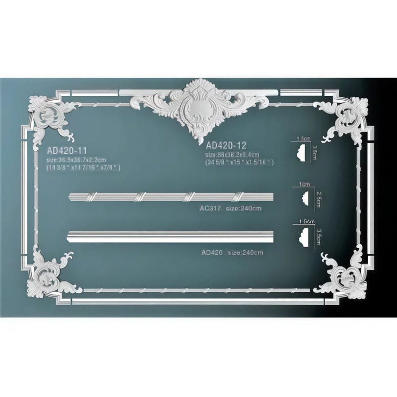 Molding poliuretan AC317 (2.5cm) (2.4m)