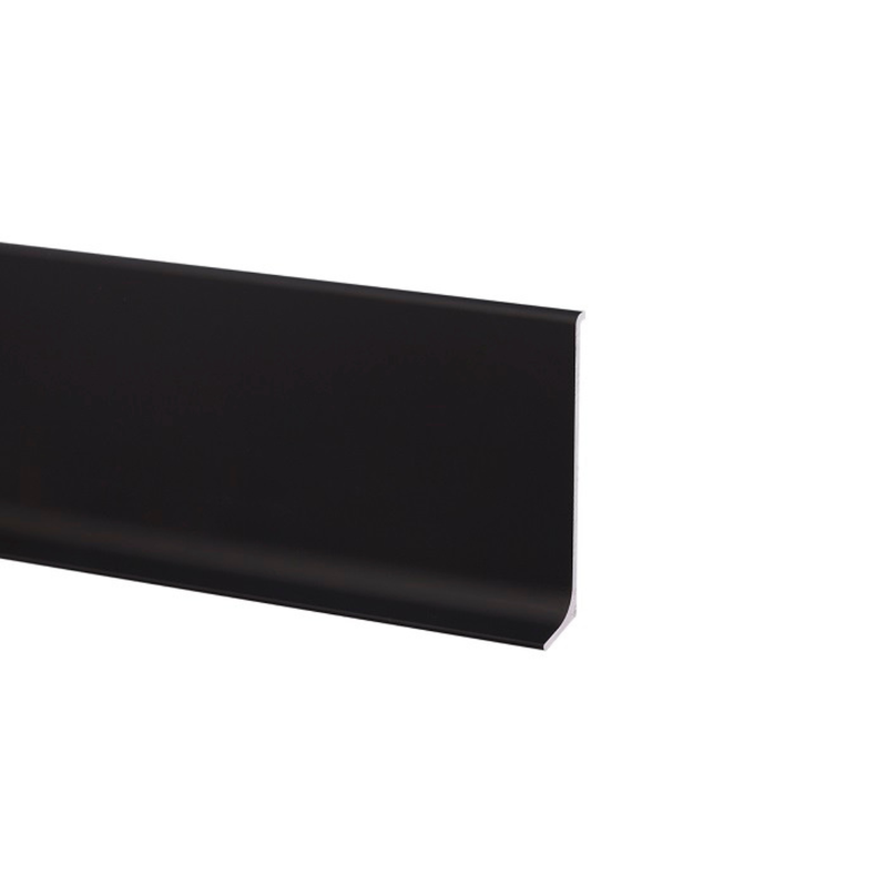 Plinta din aluminiu, AL60, Black Matt 2.5m