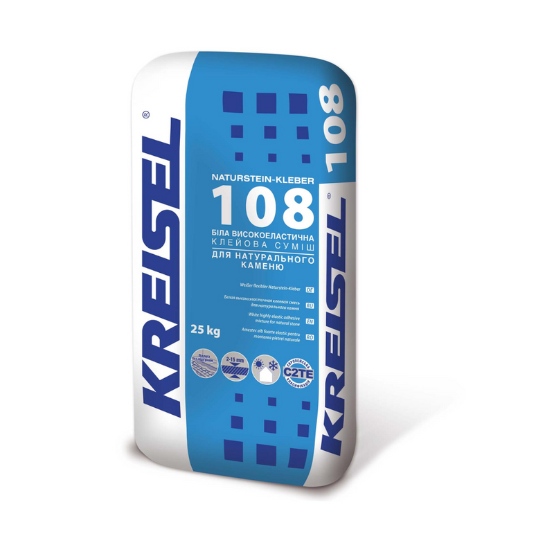 Adeziv 108 p/teracota Piatra Natur Alb 25kg