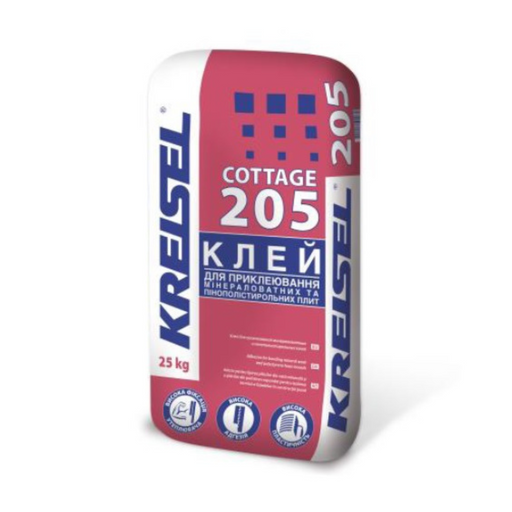 Adeziv pentru polistiren, vata minerala Kreisel 205, 25kg