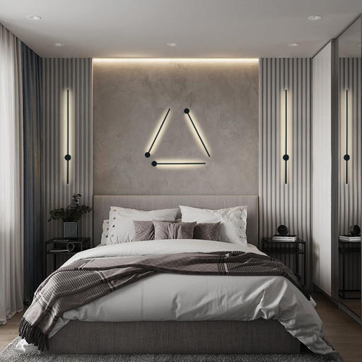 Aplica LED AL170, 10W, 4000K, 60cm negru FERON