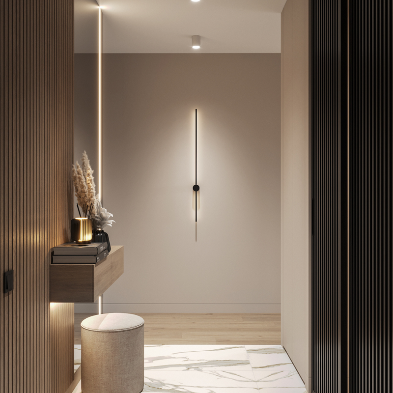 Aplica LED AL171, 20W, 4000K, 120cm negru FERON