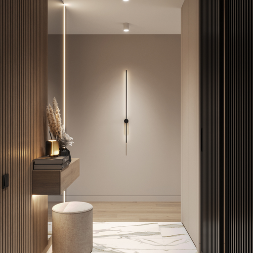 Aplica LED AL171, 20W, 4000K, 120cm negru FERON
