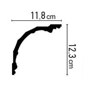 Bagheta poliuretan C791 (12.3cm) (2m)