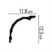 Bagheta poliuretan C793 (12.3cm) (2m)
