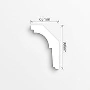 Bagheta poliuretan P872 (9.8cm) (2m)