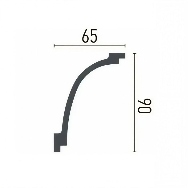 Bagheta poliuretan P893 (9cm) (2m)