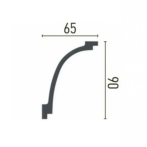 Bagheta poliuretan P893 (9cm) (2m)