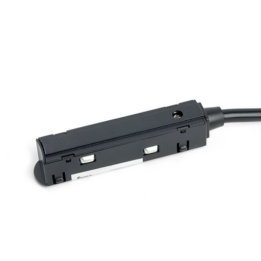 Conector negru de alimentare șina proiectoare 220V LD3000 Feron