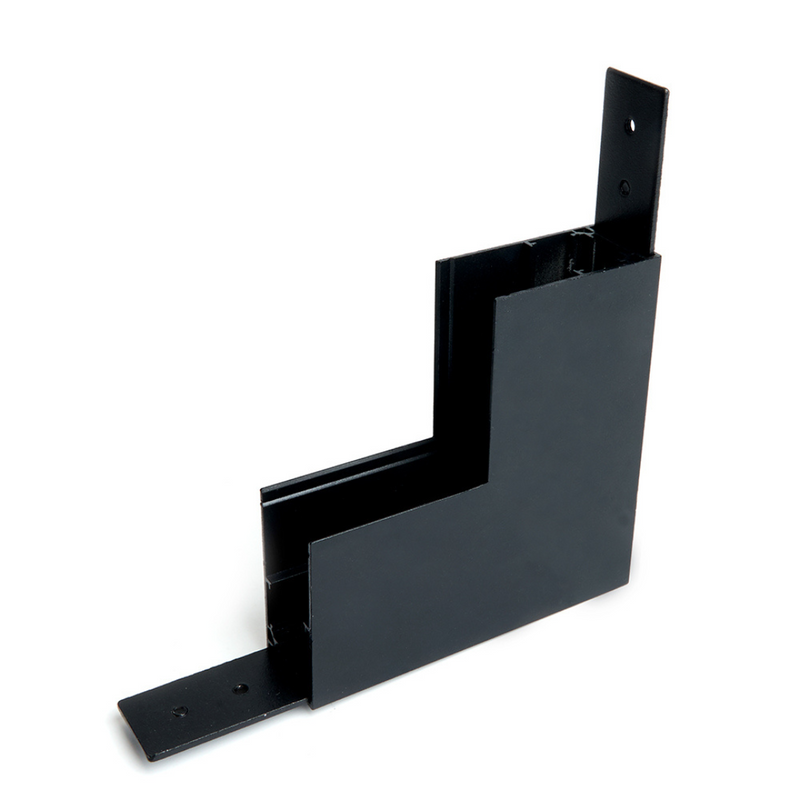 Conector negru sina tracklight vertical exterior LD2002 Feron