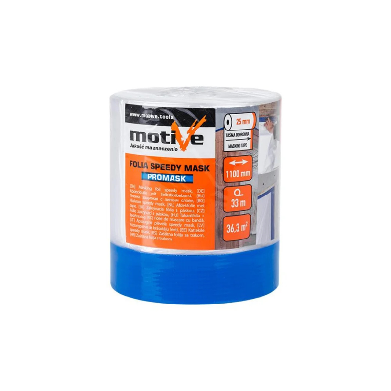 Пленка защитная с лентой Speedy Mask Promask 1100мм\33м Motive