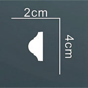 Molding poliuretan AD390 (4cm) (2.4m)