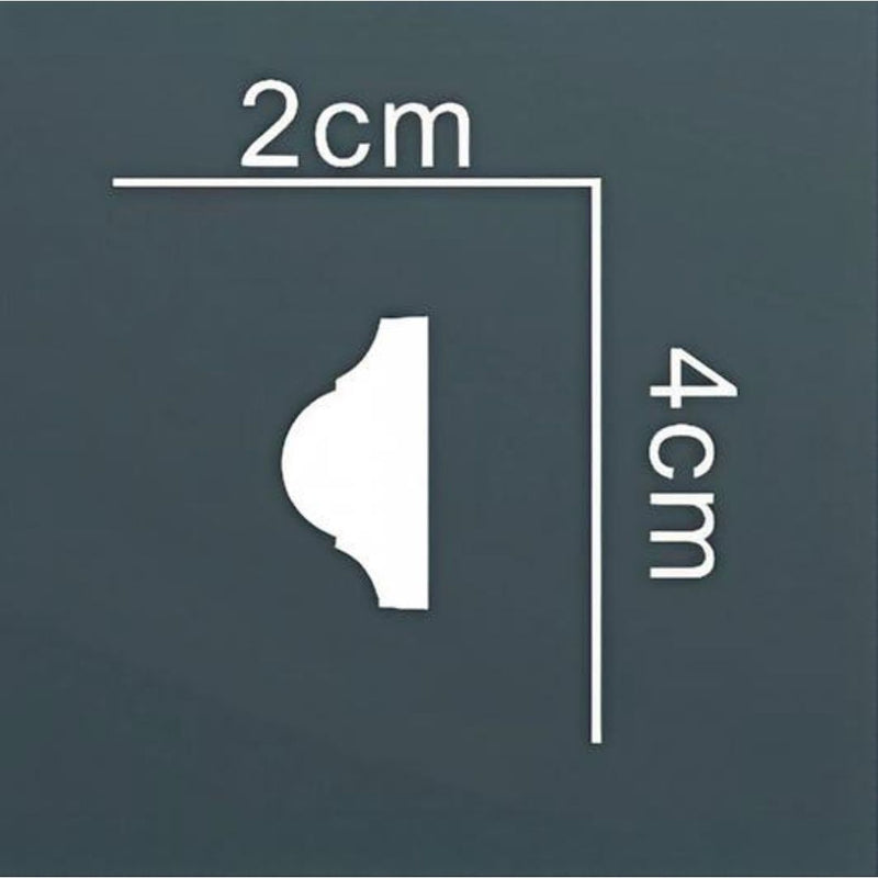 Molding poliuretan AD390 (4cm) (2.4m)