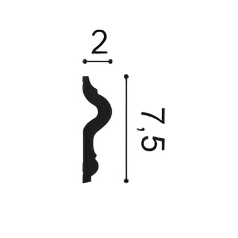 Molding duropolymer PX202 (7.5cm) (2m)
