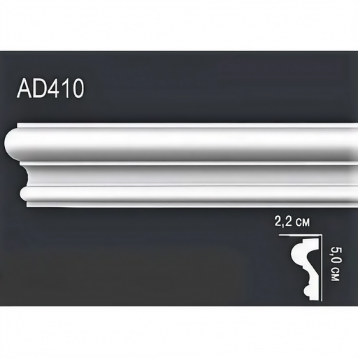 Molding poliuretan AD410 (5 x 2.2 x 240 cm)