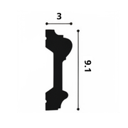 Molding poliuretan P9010 (9.1cm) (2m) Orac Decor