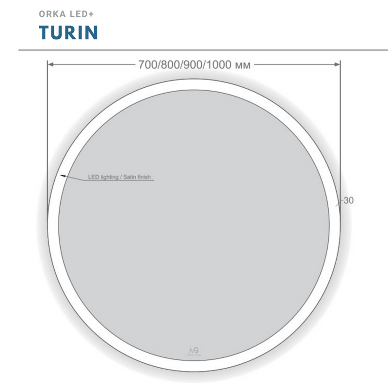 Oglinda ORKA LED+ Turin PHR 130103 Antiaburire