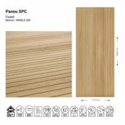 Panou de perete SPC Fluted Beatrice WMSLS 205