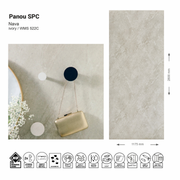 Panou de perete SPC Nava Ivory WM 522C (1175х2800х4mm)