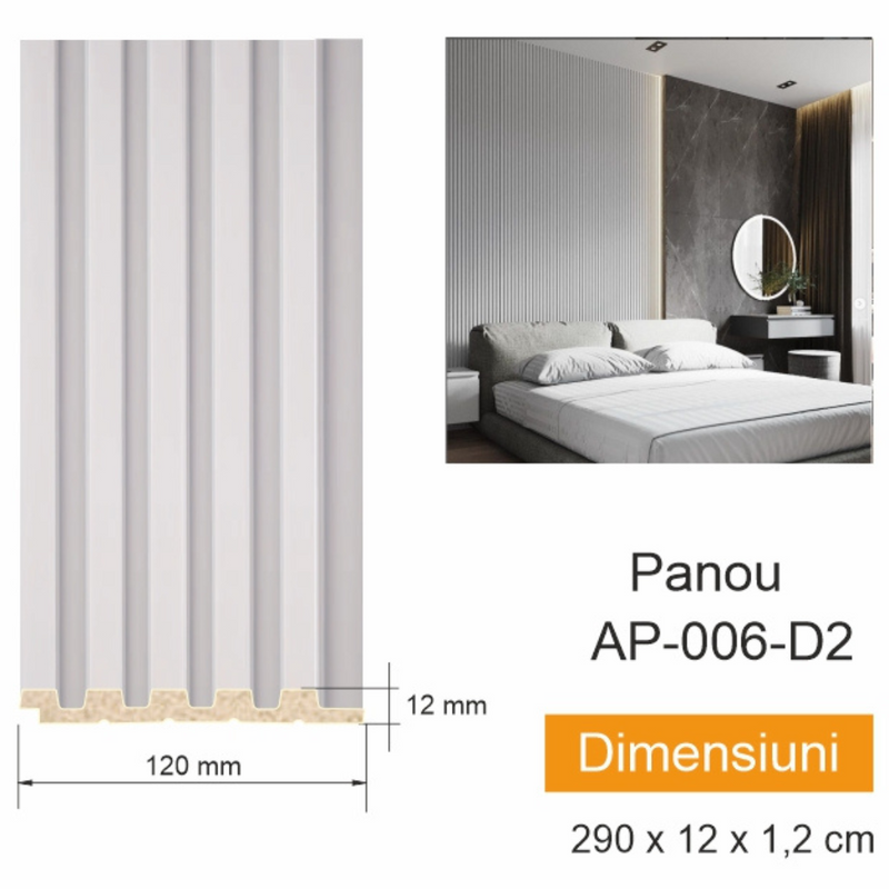 Panou decorativ AP 006-1 vopsit Decolux