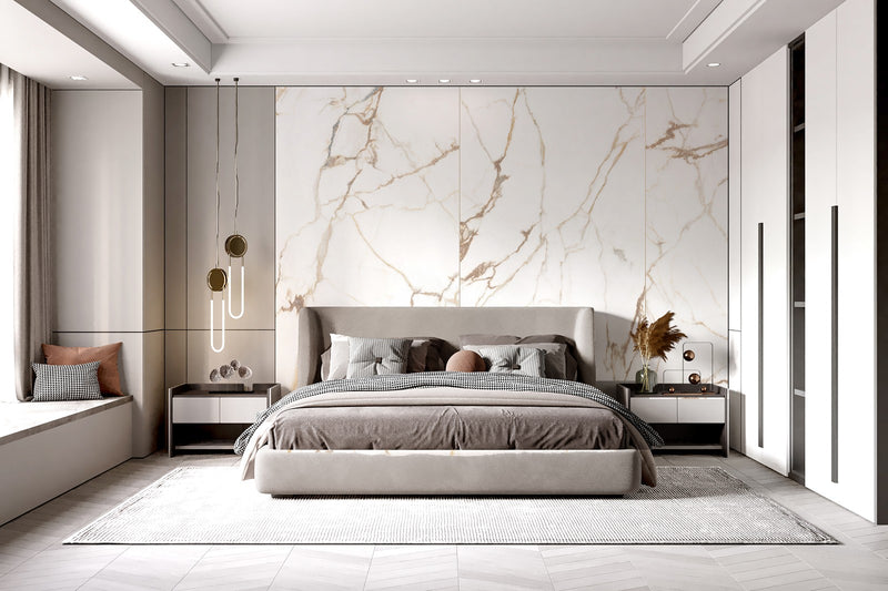 Panou decorativ SPC R192 Bianco Gold (2800x1230x4mm)