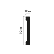 Plinta HiWood B70V1 (7cm) (2m)
