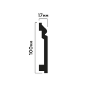 Plinta HiWood BA100 (10cm) (2m)