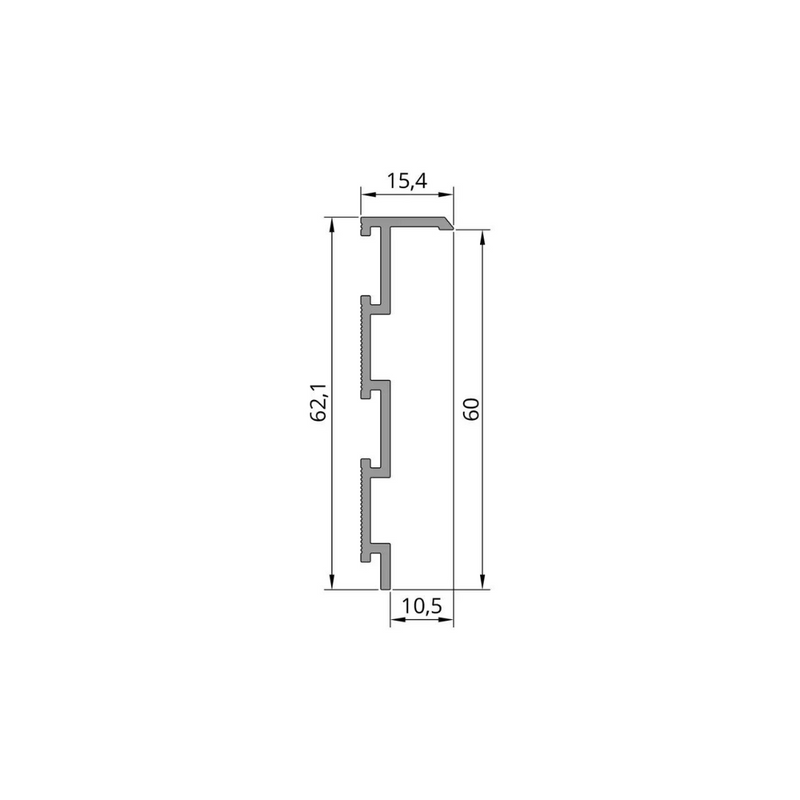 Plinta montare ascunsa F1.S1060