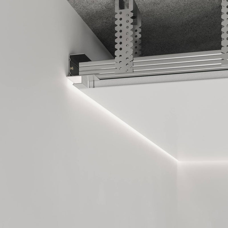 Profil tip ascuns din aluminiu LHV10 Negru 2500mm