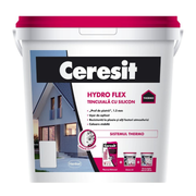 Декоративная силиконовая штукатурка Ceresit CT 174/175 HydroFlex, база под покраску 25kg