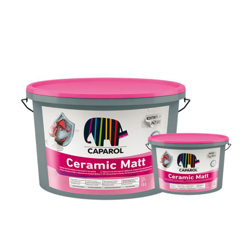 Vopsea ultralavabilă cu microsfere ceramice Ceramic Matt CAPAROL