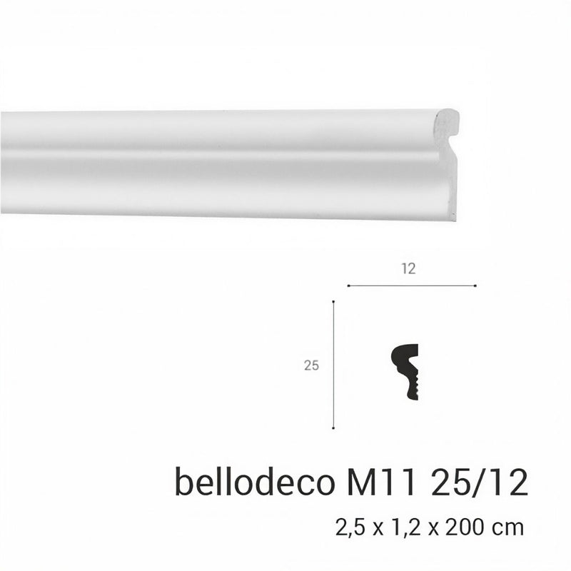 Plintă de perete XPS M11 (2.5cm) (2m)
