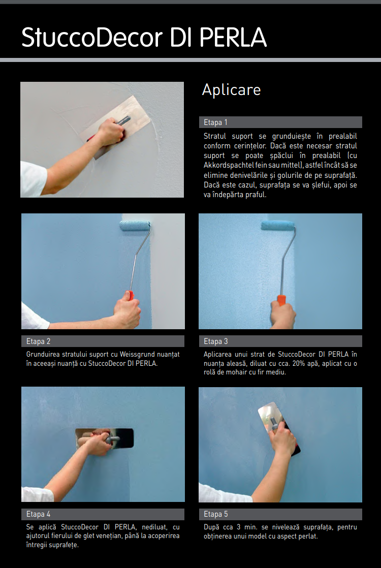 Vopsea decorativa StuccoDecor DI PERLA Caparol