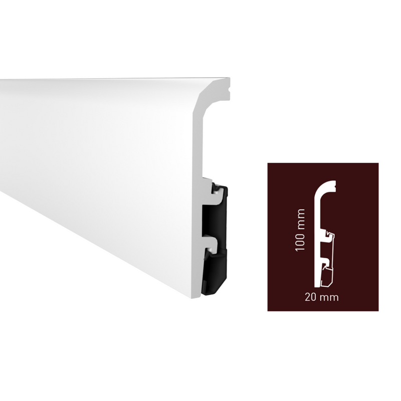 Plinta VЕGА P1020 (10cm) 2.4m ARBITON