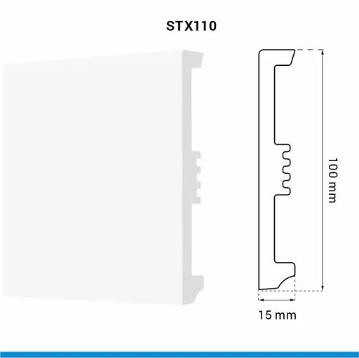 Plinta ARBITON, STIQ XL, STX110 100x15 2.2m