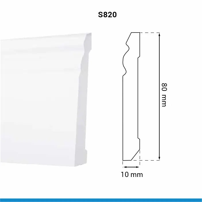 Plinta ARBITON, STIQ, S0820 80x10 2.2m