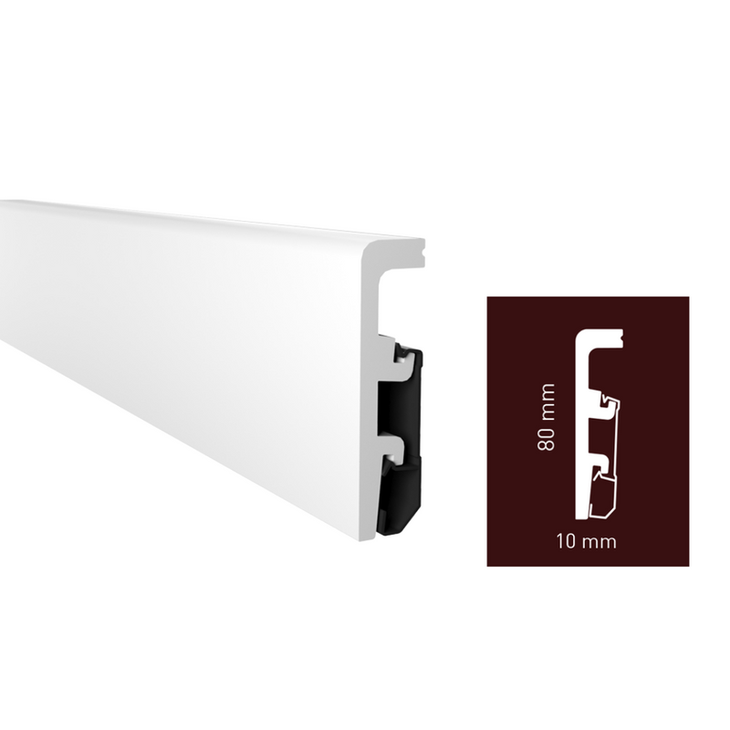 Plinta VЕGА P0810 (8cm) 2.4m ARBITON