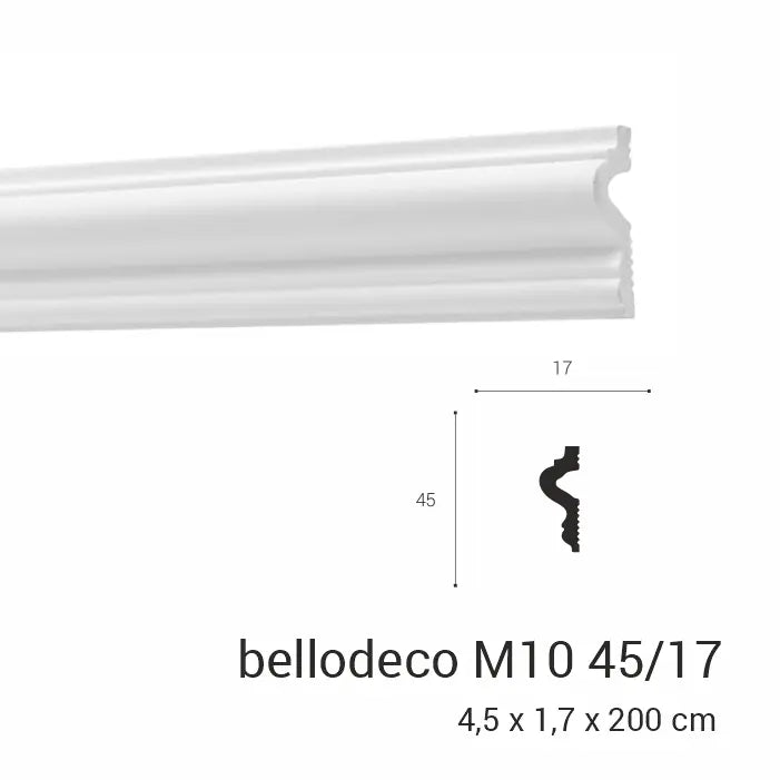 Plintă de perete XPS M 10 45x17 2m