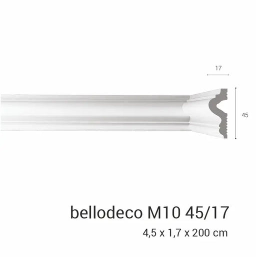 Plintă de perete XPS M 10 45x17 2m