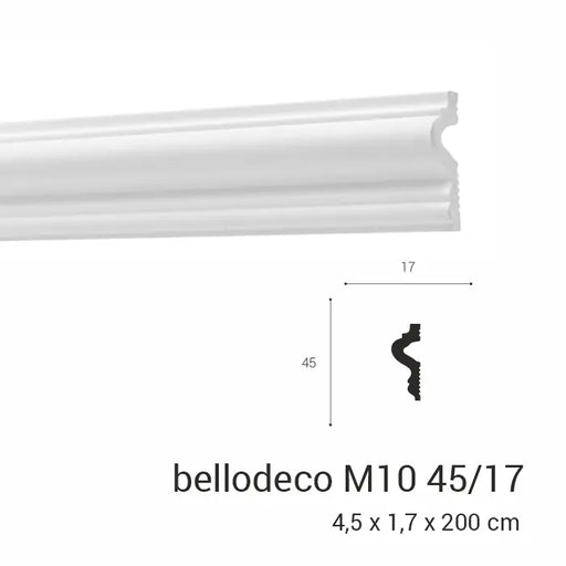 Plintă de perete XPS M 10 45x17 2m