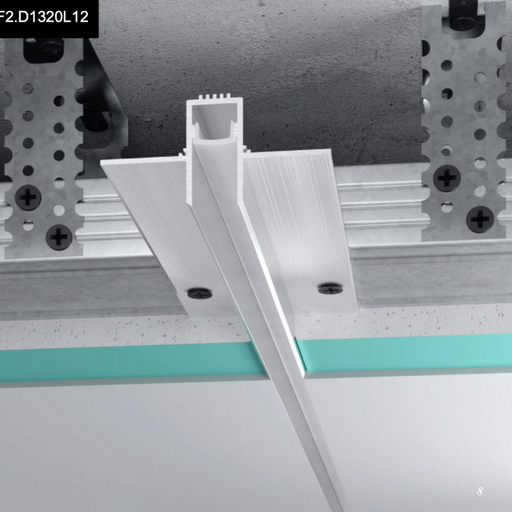 Profil din aluminiu F2.D1320L12