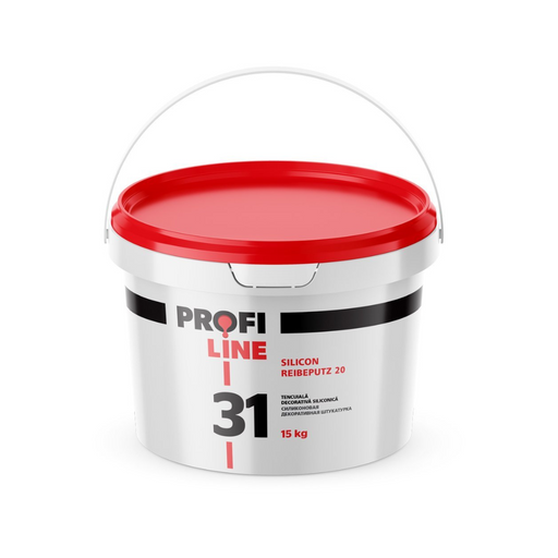 Tencuiala decorativa Silicon Reibeputz 20 alb 15kg