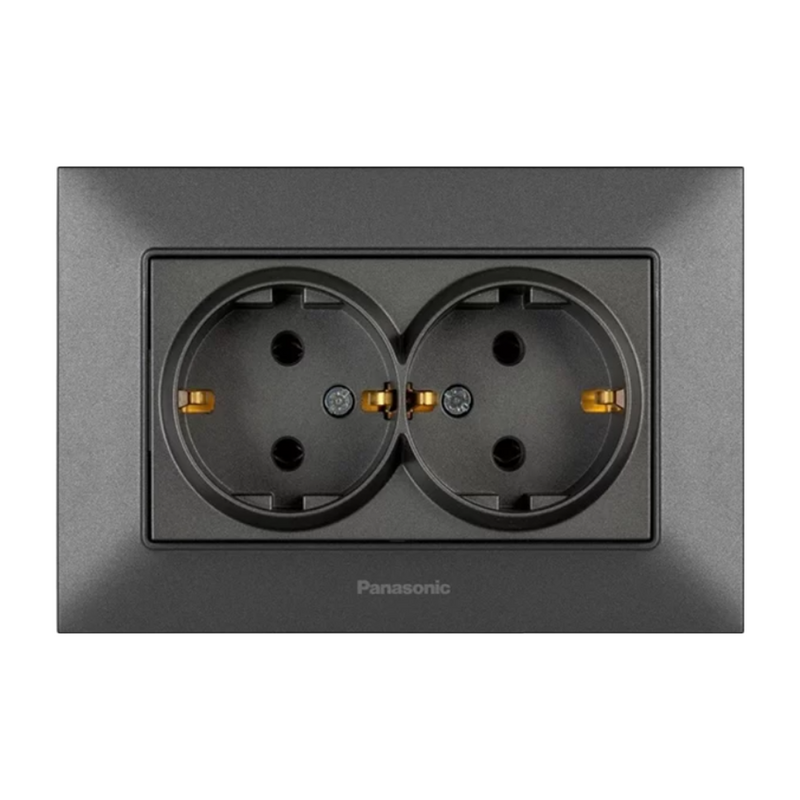 Arkedia Slim Priza dubla cu impamantare 16A