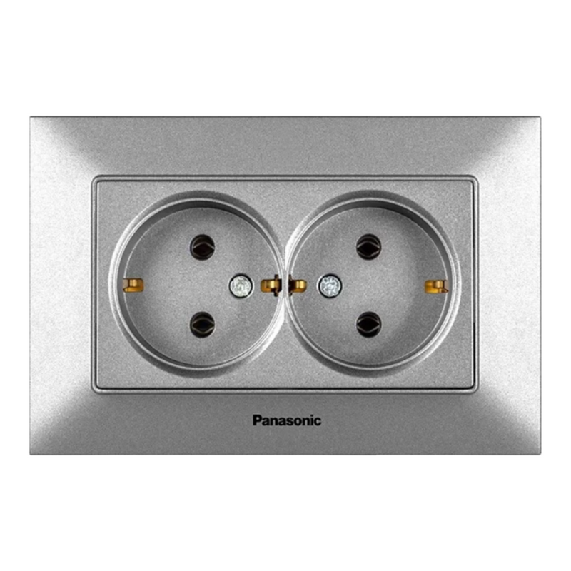 Arkedia Slim Priza dubla cu impamantare 16A