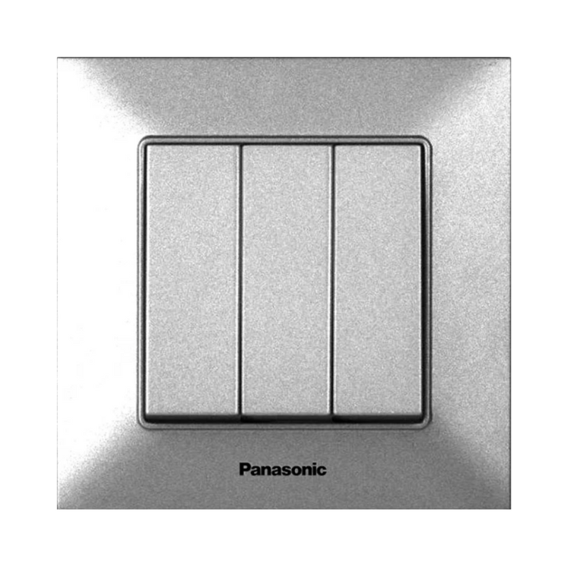 Intrerupator cu trei clape Arkedia Slim Panasonic