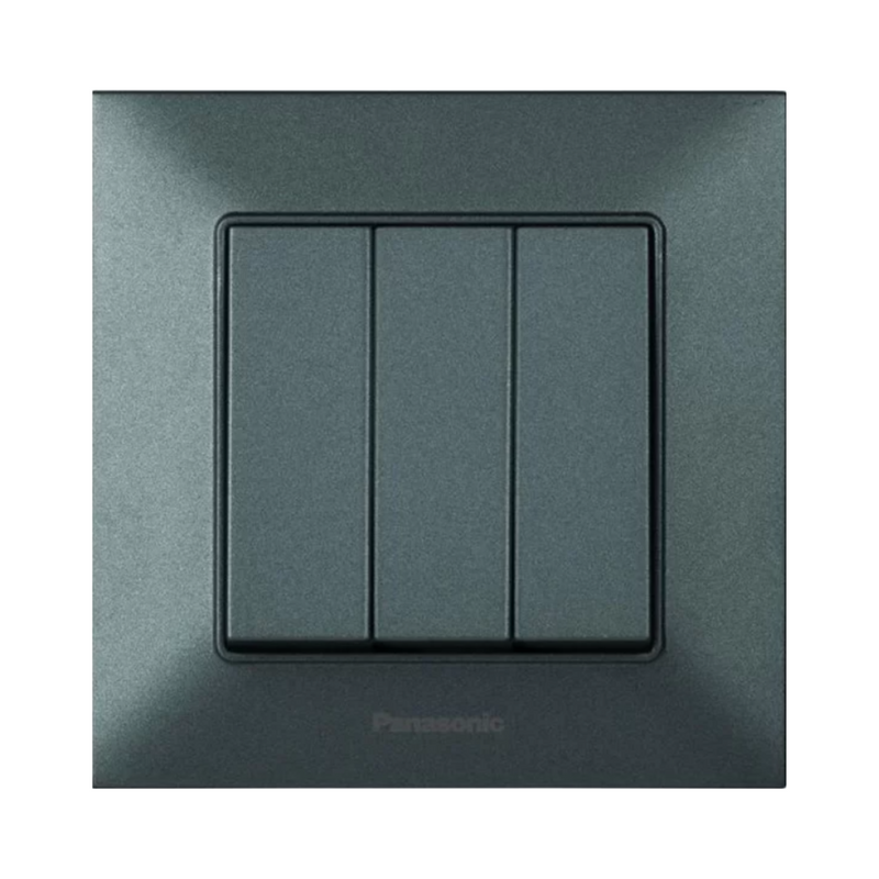 Intrerupator cu trei clape Arkedia Slim Panasonic