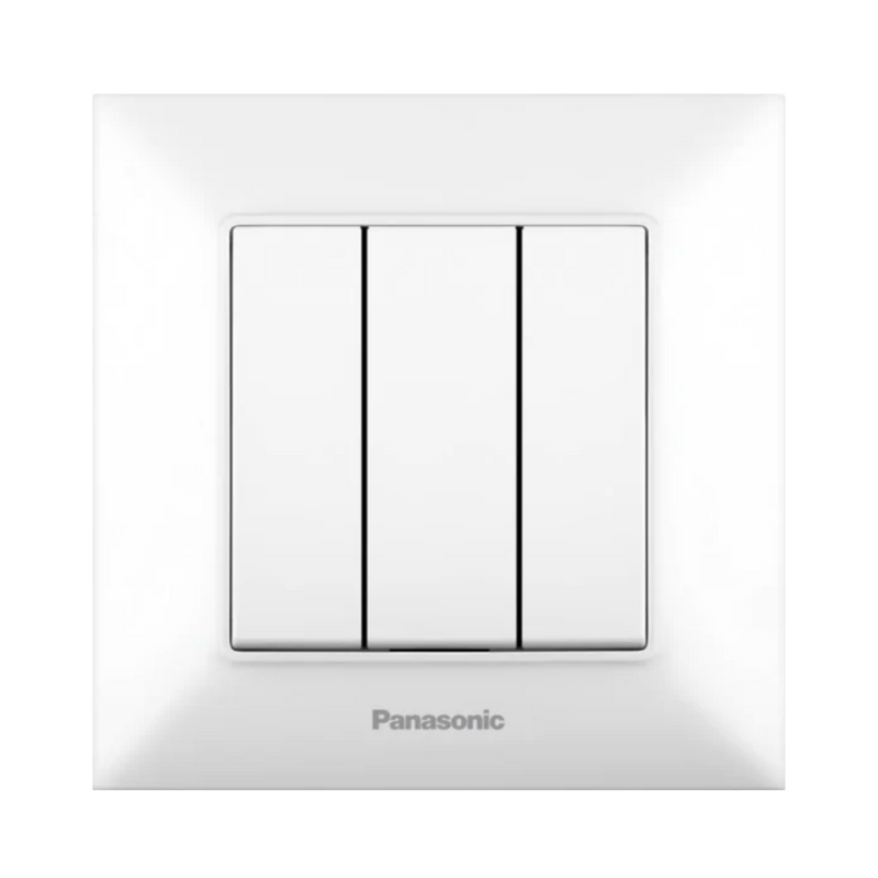 Intrerupator cu trei clape Arkedia Slim Panasonic