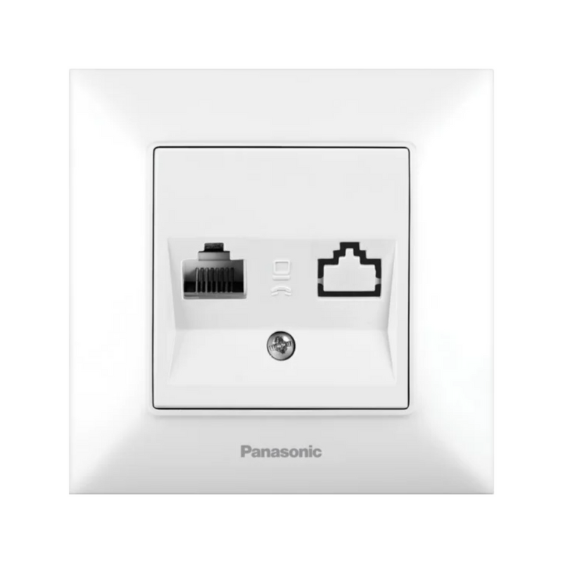 Priza telefonica ordinara ' RJ11 cat3 ' Arkedia Slim Panasonic