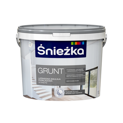 GRUND SNIEZKA alb grund-vopsea de latex