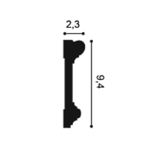 Molding Duropolimer DX121-2300 - Madew Decor - Finisaje pentru casa ta 